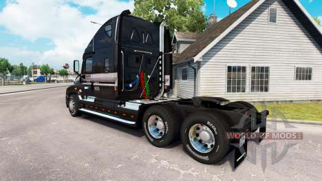 A pele de MARTA no caminhão Freightliner Cascadi para American Truck Simulator
