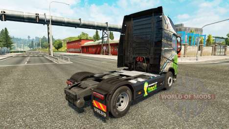 Brasil 2014 pele para a Volvo caminhões para Euro Truck Simulator 2