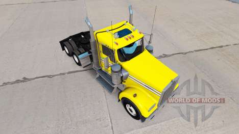 Pele Lisa, Amarela, o caminhão Kenworth W900 para American Truck Simulator