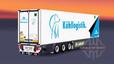 Caminhão de cargas reefer PT TRANS-Danubia para Euro Truck Simulator 2