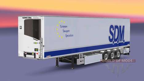 Semi-reboque frigorífico Chereau S. D. M. para Euro Truck Simulator 2