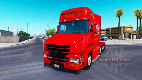 Dom Toretto pele para caminhão Scania T para American Truck Simulator