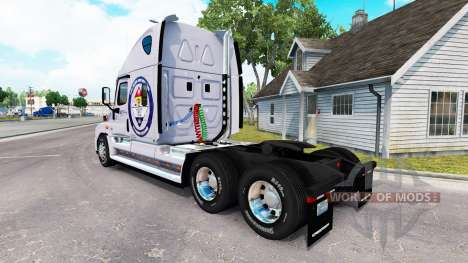 Pele Protegida Terra para um trator Freightliner para American Truck Simulator