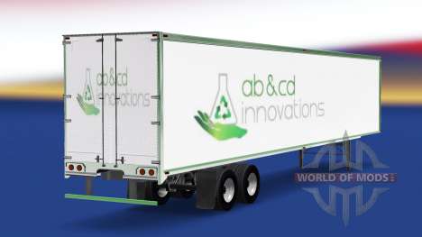 Pele ab e cd inovações no trailer para American Truck Simulator