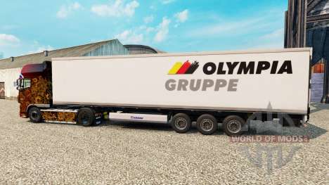 A pele Olympia Gruppe para o semi-refrigerados para Euro Truck Simulator 2