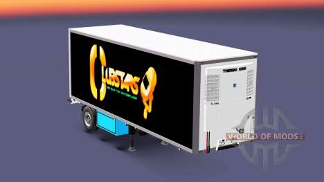 Semi-reboque frigorífico Krone Coroa Clube Estre para Euro Truck Simulator 2