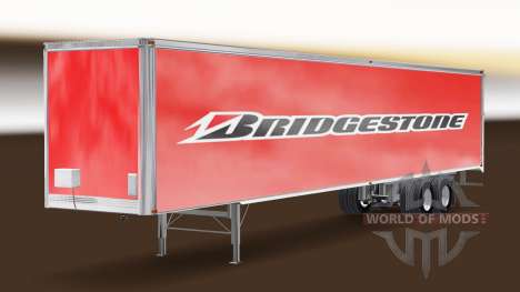 A Bridgestone, a pele do trailer para American Truck Simulator