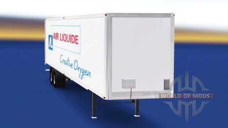 Pele Air Liquide no trailer para American Truck Simulator