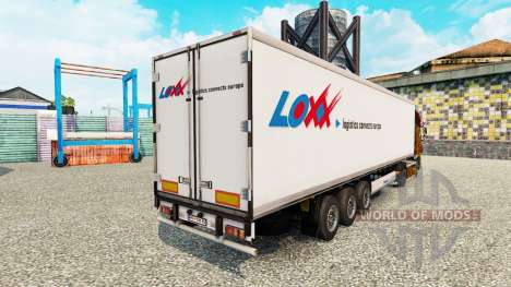 Pele LOXX Logística para o semi-refrigerados para Euro Truck Simulator 2