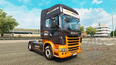 Pele Simuwelt no trator Scania para Euro Truck Simulator 2