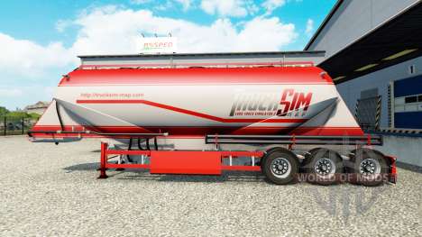 TruckSim pele do semi-reboque-caminhão de ciment para Euro Truck Simulator 2