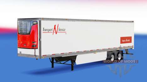 Pele de Transporte N Serviço de v2.0 na semi-reb para American Truck Simulator
