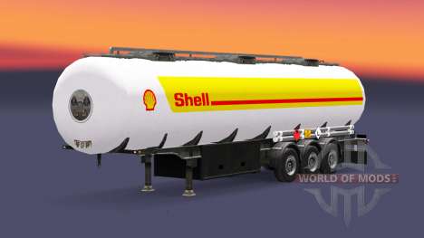 A pele Casca de combustível trailer para Euro Truck Simulator 2