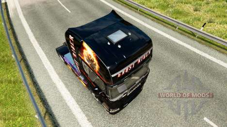Motoqueiro fantasma pele para o Scania truck para Euro Truck Simulator 2