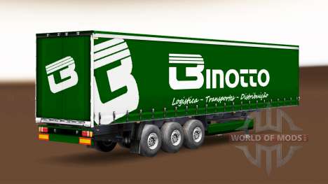 Binotto Transportes pele para engate de reboque  para Euro Truck Simulator 2
