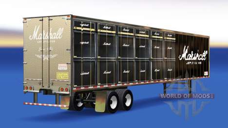 Pele Marshall Amplification no trailer para American Truck Simulator