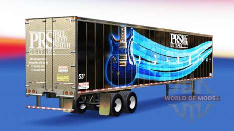 Pele PRS Guitarras no trailer para American Truck Simulator