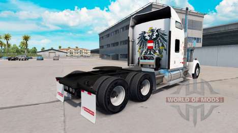 Pele Áustria, em caminhão Kenworth W900 para American Truck Simulator