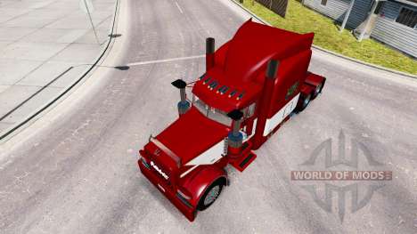 Скин Rethwisch de Transporte LLC на Peterbilt 38 para American Truck Simulator