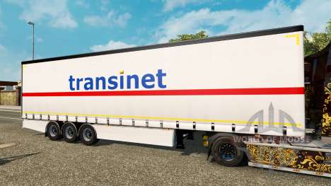 Cortina semi-reboque Krone TransiNet para Euro Truck Simulator 2