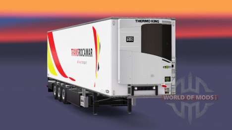 Semi-reboque frigorífico Chereau Transrocamar para Euro Truck Simulator 2