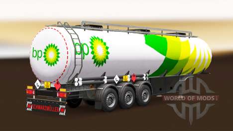 Pele BP de combustível, semi-reboque para Euro Truck Simulator 2
