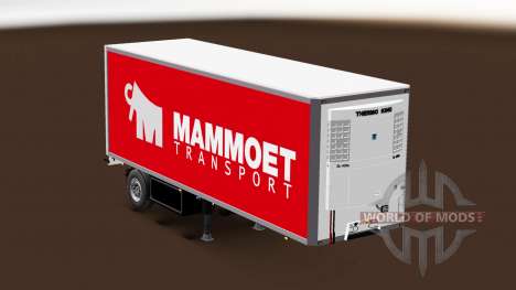 Semi-reboque frigorífico Krone Mammoet para Euro Truck Simulator 2