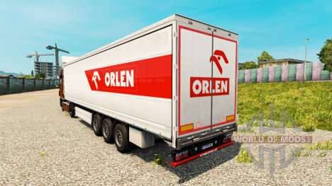 Pele PKN ORLEN para reboques para Euro Truck Simulator 2