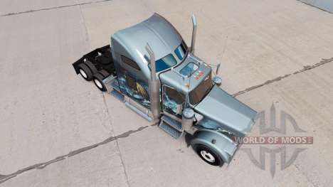 Pele Viking para o caminhão Kenworth W900 para American Truck Simulator