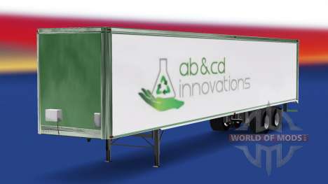 Pele ab e cd inovações no trailer para American Truck Simulator