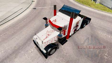 Harley Quin pele para o caminhão Peterbilt 389 para American Truck Simulator