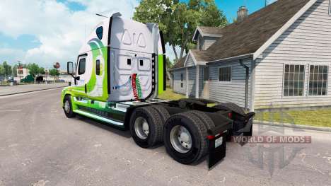 Pele Híbrido trator Freightliner Cascadia para American Truck Simulator