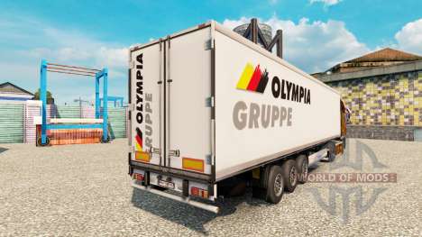 A pele Olympia Gruppe para o semi-refrigerados para Euro Truck Simulator 2