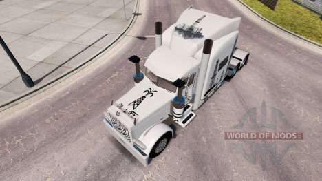 Pele de Vida de Óleo para o caminhão Peterbilt 3 para American Truck Simulator