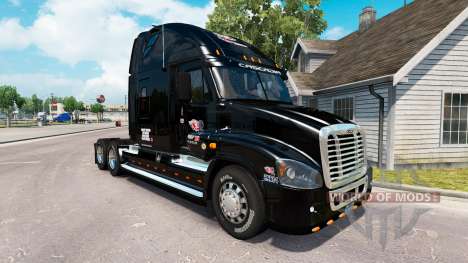 A pele em NÓS caminhão Freightliner Cascadia para American Truck Simulator