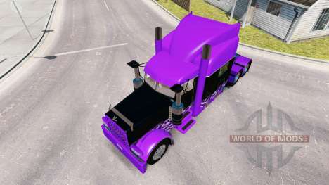 Corrida Inspirado pele para o caminhão Peterbilt para American Truck Simulator