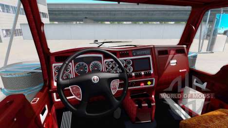 O interior da v1.1 para Kenworth W900 para American Truck Simulator