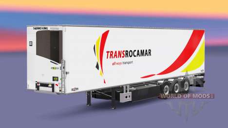 Semi-reboque frigorífico Chereau Transrocamar para Euro Truck Simulator 2