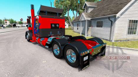 Pele Nevada EUA para o caminhão Peterbilt 389 para American Truck Simulator