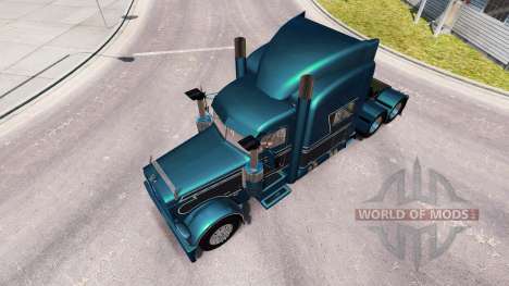 2 Metalizado pele para o caminhão Peterbilt 389 para American Truck Simulator