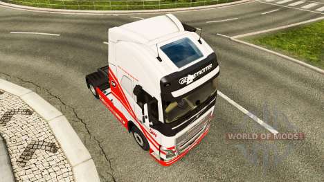 TruckSim pele para a Volvo caminhões para Euro Truck Simulator 2