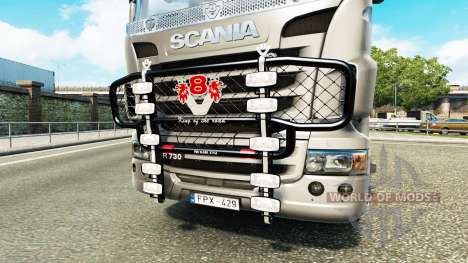 O pára-choques V8 v3.0 caminhão Scania para Euro Truck Simulator 2