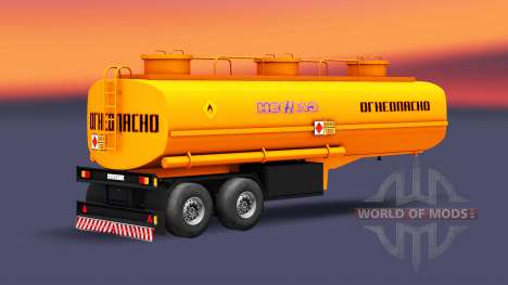 Combustível semi-reboque NefAZ para Euro Truck Simulator 2