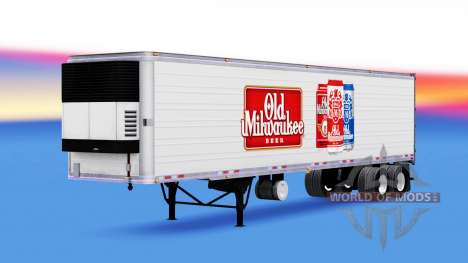 A pele Velha Milwaukee no trailer para American Truck Simulator