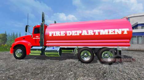 Peterbilt 387 Fire Department para Farming Simulator 2015