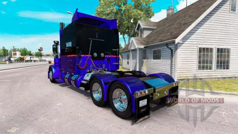 3 Metalizado pele para o caminhão Peterbilt 389 para American Truck Simulator