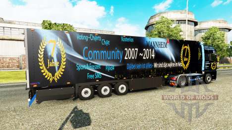 Semi-reboque frigorífico Schmitz DJ Charty para Euro Truck Simulator 2