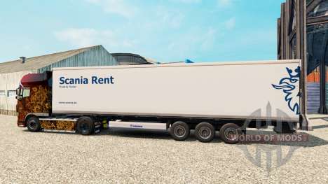 Pele Scania Alugar para o semi-refrigerados para Euro Truck Simulator 2