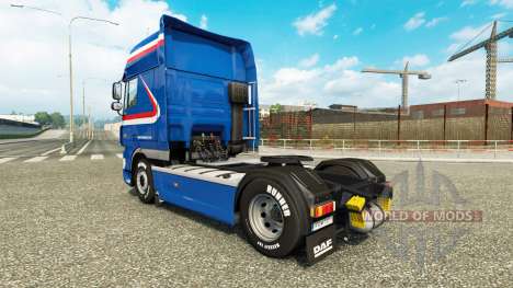 O H. Z. Transporte de pele para caminhões DAF para Euro Truck Simulator 2