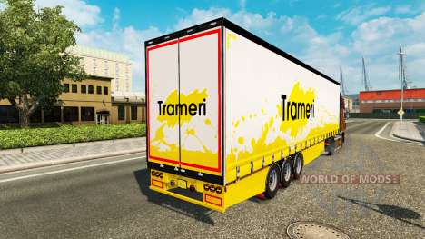 Cortina semi-reboque Krone Trameri para Euro Truck Simulator 2